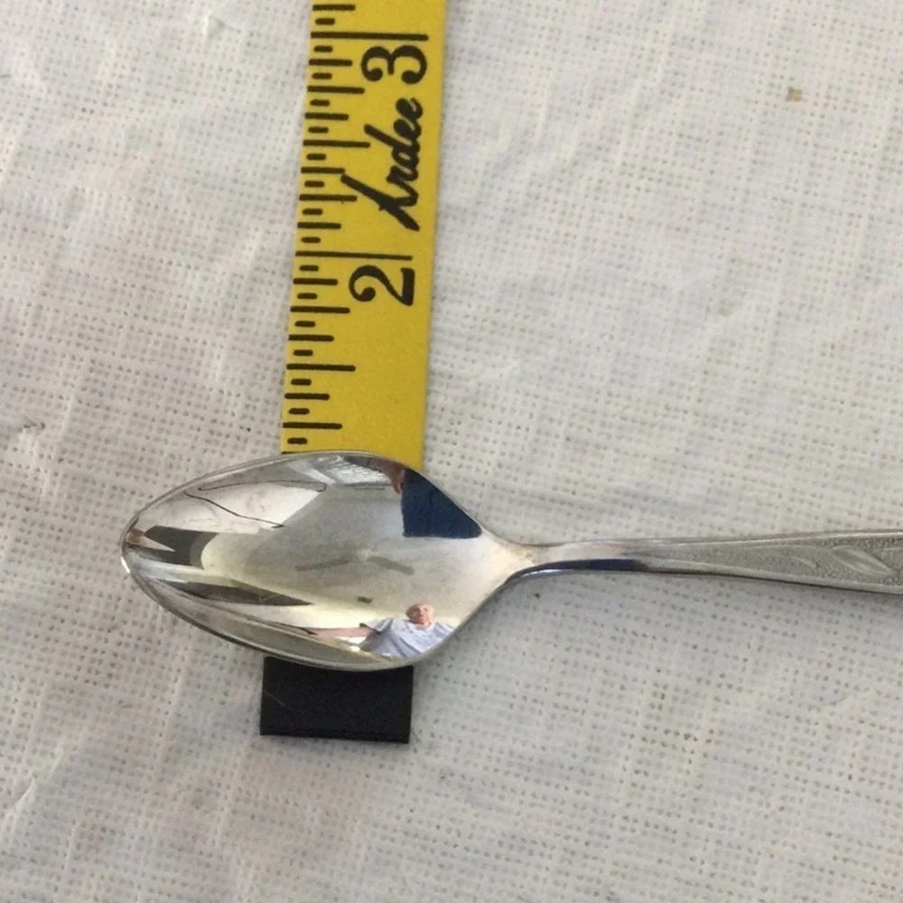Elegant Tea Spoons Set of 6 by WMA Rogers Premier Stainless